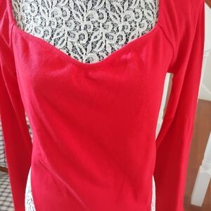 Remidoo new in package 35% cotton 60% polyester 5% spandex true red